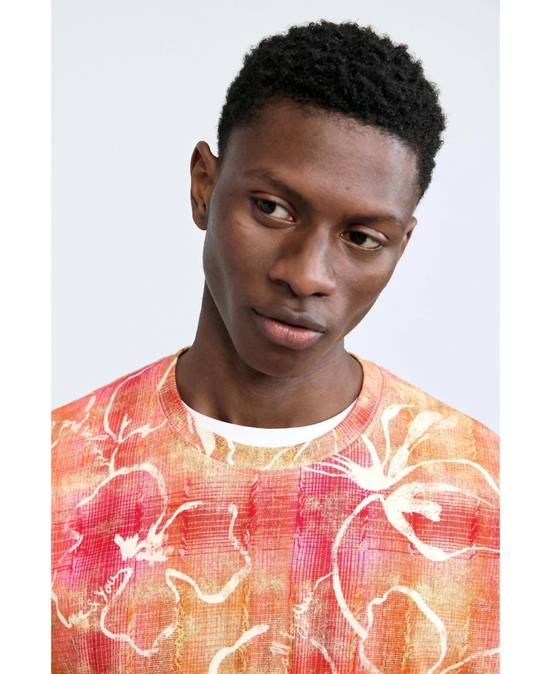 Desigual Men's T-shirt arty print