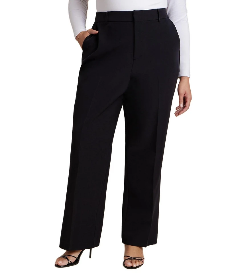 Eloquii Women's Flare Leg Trouser