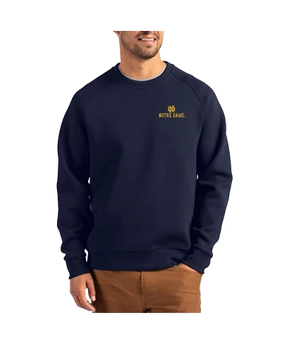 Cutter & Buck Men's Navy Notre Dame Fighting Irish Roam Pullover Sweatshirt