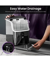 Antarctic Star Compact Nugget Ice Maker, 35 lbs. Capacity with Chewable Ice