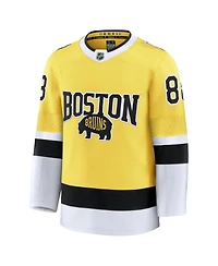 Fanatics Men's David Pastrnak Gold Boston Bruins 2026 Nhl Stadium Series Premium Jersey