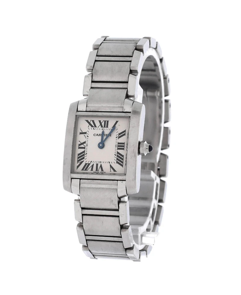 Pre-Owned Cartier Tank Francaise Quartz Watch in Stainless Steel 20mm