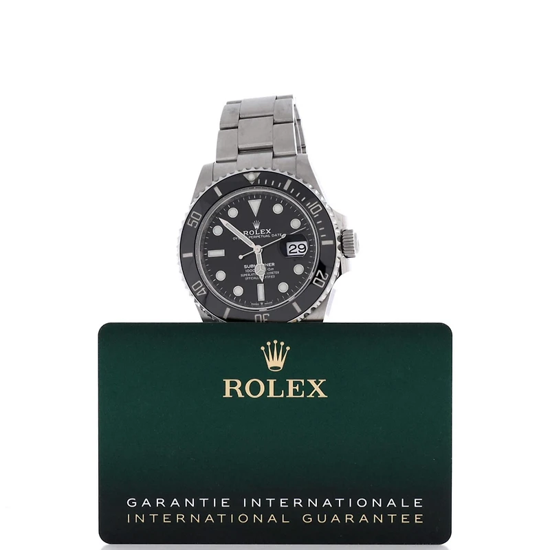 Pre-Owned Rolex Oyster Perpetual Submariner Date Automatic Watch in Stainless Steel and Cerachrom 41mm