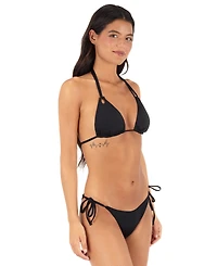 Hurley Women's Solid Tri Bikini Top