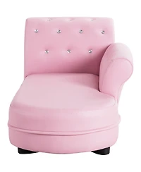 Gymax Kids Sofa Relax Couch Chaise Lounge Armrest Chair Bedroom Living Room