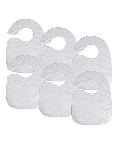 Kaplan Early Learning Soft Bibs with Snaps - Set of 6