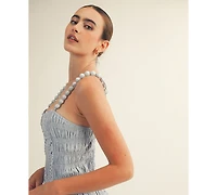 Arose Studio, Inc Women's Square Neck Midi Dress