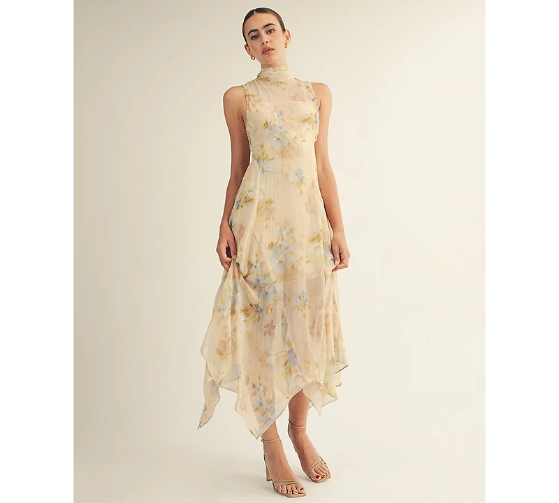 Arose Studio, Inc Women's Emilia Mock Neck Dress