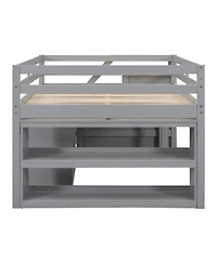 Streamdale Furniture Full Size Loft Bed with Desk