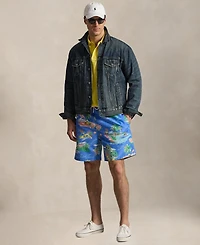 Polo Ralph Lauren Men's Big & Tall Traveler Classic Bear Swim Trunk