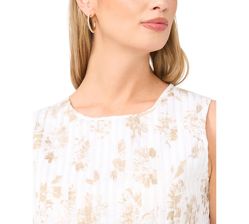 Vince Camuto Women's Peplum Sleeveless Blouse