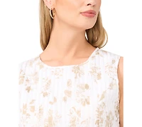 Vince Camuto Women's Peplum Sleeveless Blouse