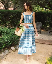 French Connection Women's Structured Taffeta Midi Skirt