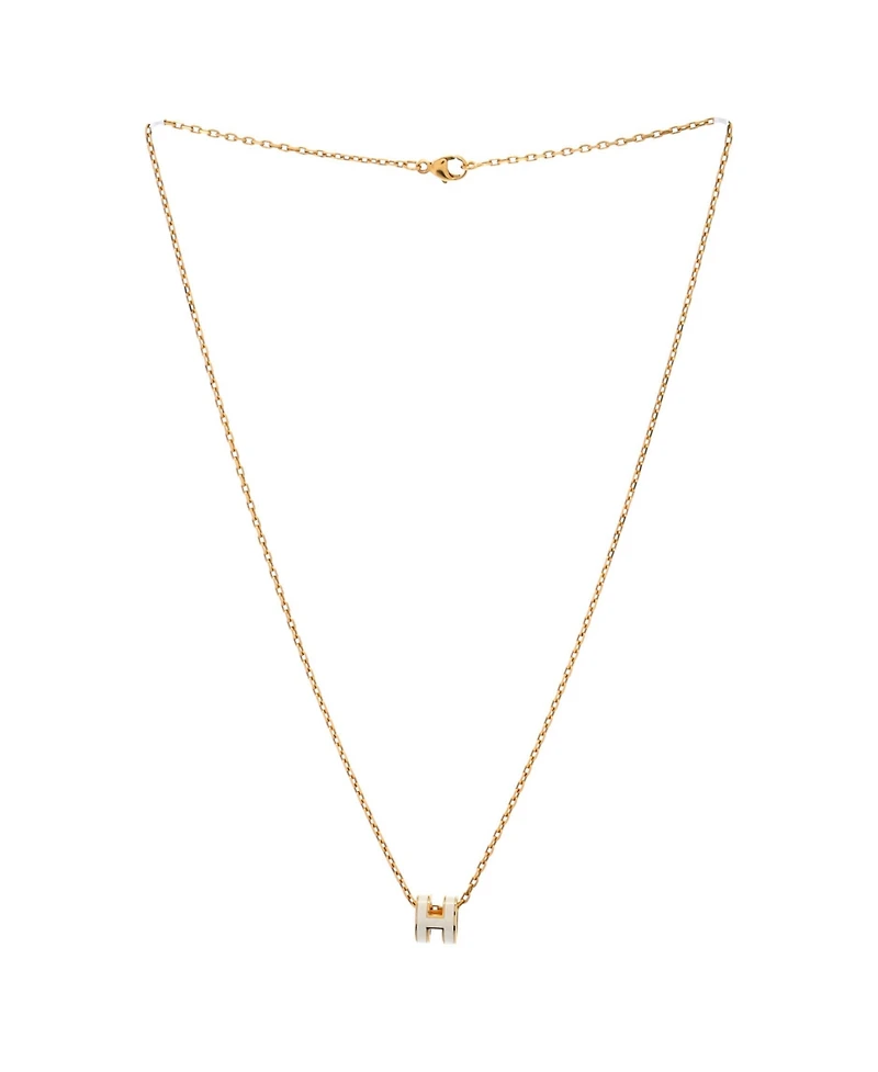 Pre-Owned HERMES Pop H Pendant Chain Necklace