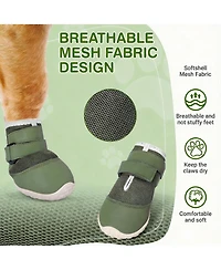 Aronkl Dog Boots for Large Dogs - Breathable, Waterproof, Anti-Slip, Hiking