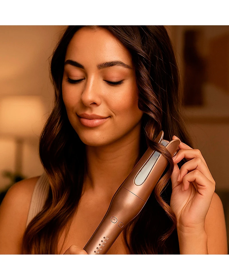 Pursonic Led Scalp Therapy Brush + Professional Automatic Curling Iron