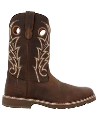 Georgia Boot Men's Core 37 11" Steel Toe Western Pull-On Work