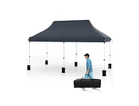 Slickblue Foldable Outdoor Canopy Gazebo with Storage Bag