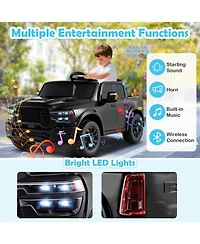 Slickblue Big Kids 24V Ride On Truck 2-Seater with Music & Remote Control