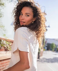 Liverpool Los Angeles Petite Collarless Cropped Jacket