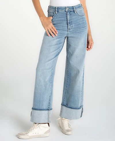 Liverpool Los Angeles Petite Morgan High-Rise Wide-Leg Jeans