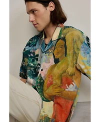 Desigual Men's Printed Gaugin shirt