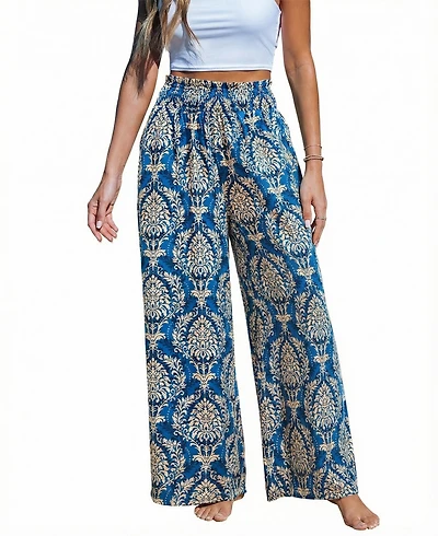 Cupshe Women's Gilded Sands Ornate Pants