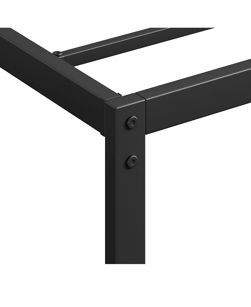 gaomon 8 Inch Black Queen Low Profile Metal Bed Frame-Sturdy Mattress Foundation-Easy Assembly-Noise Free