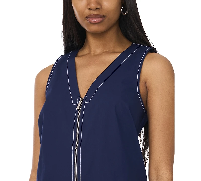 Msk Petite V-Neck Shift Dress