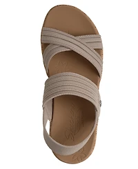 Skechers Women's Arch Fit Beverlee 2.0 - Bali Vibes Wedge Sandals from Finish Line