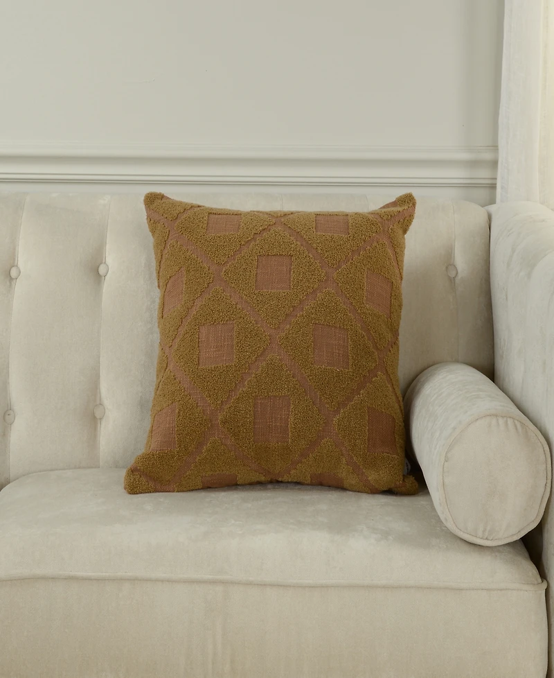 Rizzy Home Jessie Cotton Decorative Pillow, 20" x