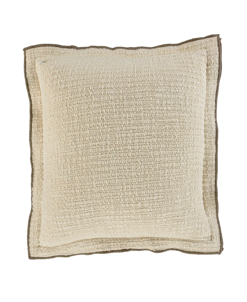 Rizzy Home Eva Cotton Blend Decorative Pillow, 22" x