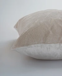 Rizzy Home Veda Velvet Decorative Pillow, 22" x 22"