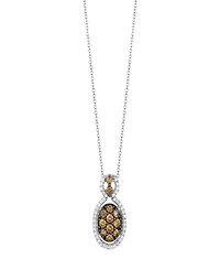 Le Vian Vanilla Diamond (0.19 ct. t.w.) & Chocolate Diamond (0.49 ct. t.w.) Pendant Necklace in 14k Vanilla Gold