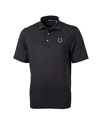 Cutter & Buck Men's Black Indianapolis Colts Virtue Eco Pique Polo Shirt