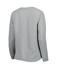 Outerstuff Juniors Heathered Gray Cleveland Browns All Striped Up Raglan Long Sleeve T-Shirt