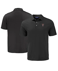 Cutter & Buck Men's Black Texas Tech Red Raiders Coastline Epic Comfort Eco Polo Shirt