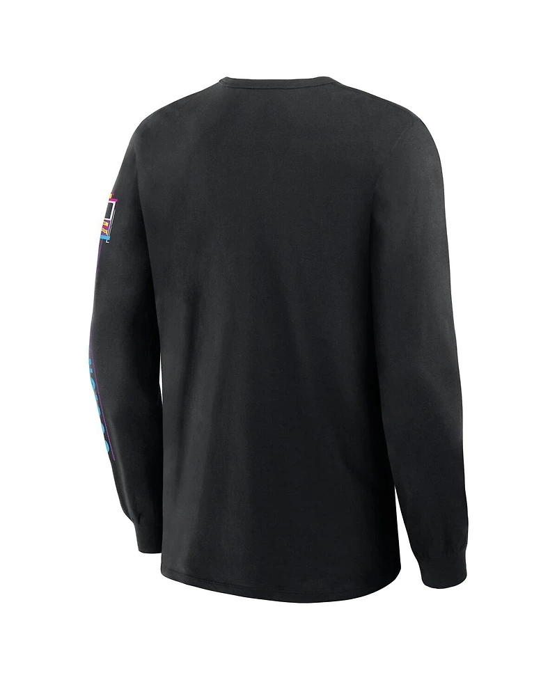 Fanatics Men's Black Super Bowl Lx Trolley Car Long Sleeve T-Shirt