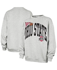 '47 Brand Women's Gray Ohio State Buckeyes Icon Fleece Sweatshirt