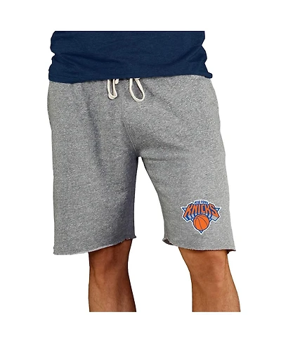 Concepts Sport Men's Gray New York Knicks Mainstream Terry Shorts