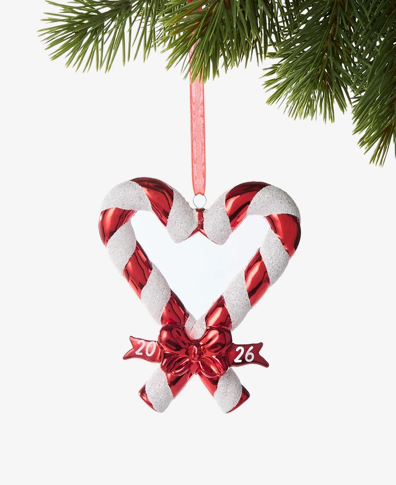 Holiday Lane Our First Christmas 2025 Candy Cane Heart Ornament, Macy's Exclusive