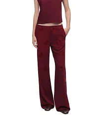 Nocturne Women's Embellished Bootcut Pants