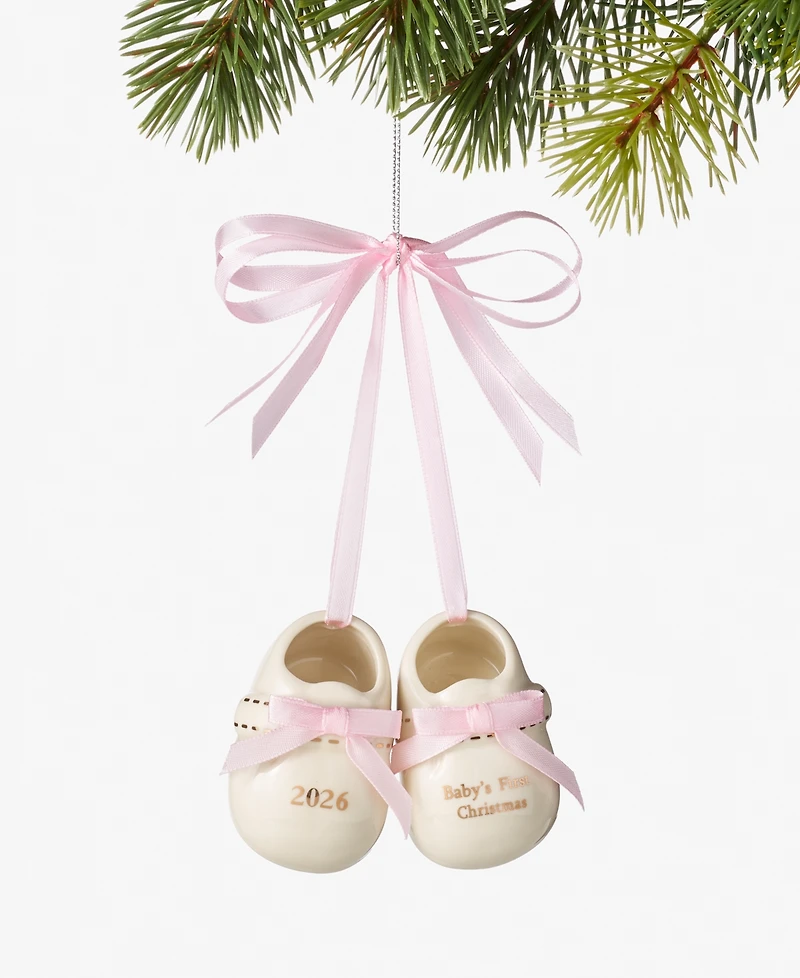 Holiday Lane 2025 Baby's First Christmas Pink Ornament Exclusively at Macy's