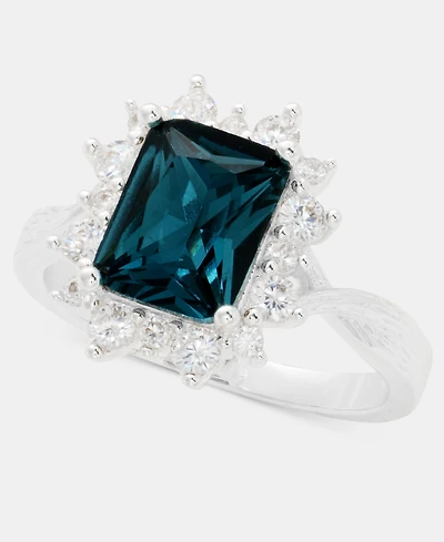 Charter Club Blue Crystal Ring, Macy's Exclusive