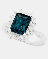 Charter Club Blue Crystal Ring, Macy's Exclusive