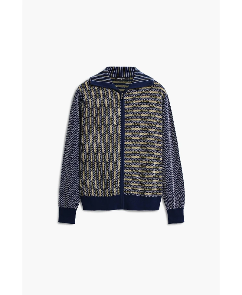 Desigual Men's Retro zipper sweater