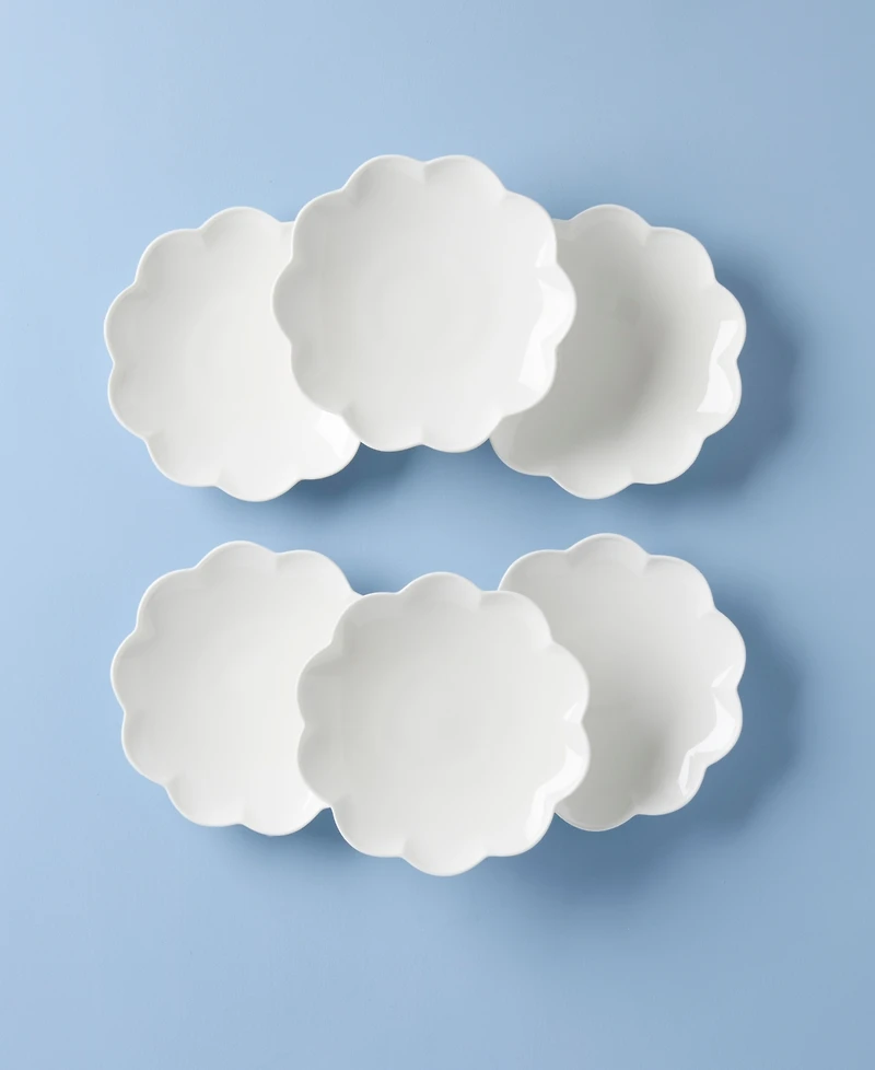 Lenox Studio 1414 Scallop Accent Plates, Set of 6