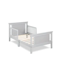 Flynama Rockport Reversible Panel Toddler Bed Solid Wood Dual Tone Finish Low Profile Design for Kids Bedroom
