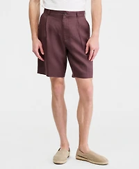 Club Room Men's Linen Pleated Shorts, Macy's Exclusive