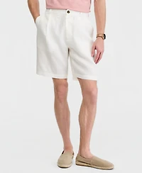 Club Room Men's Linen Pleated Shorts, Macy's Exclusive